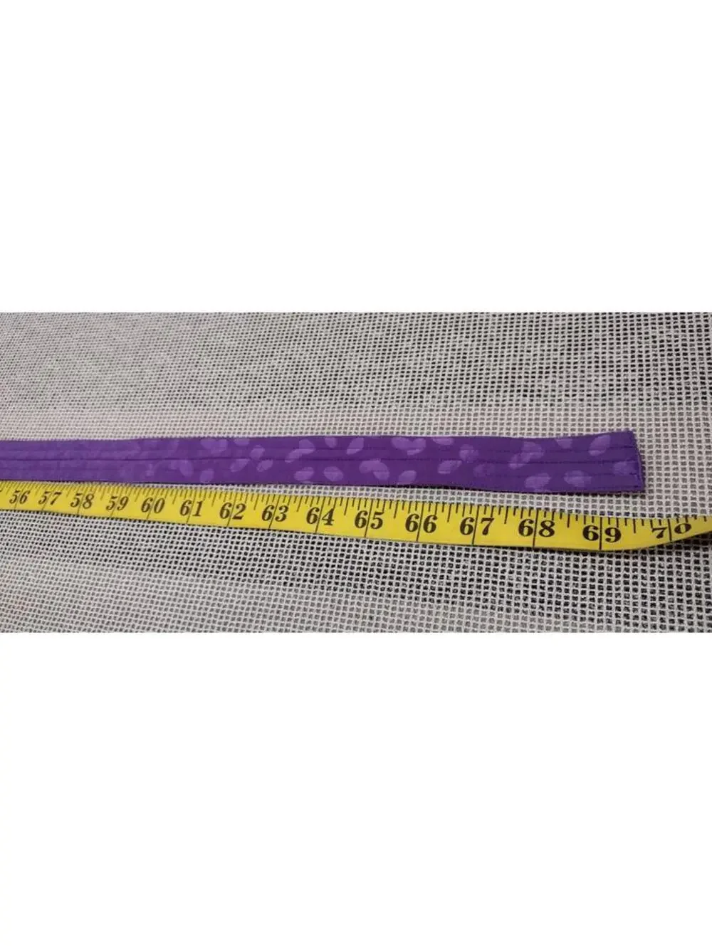 Vintage Jacquard Lavender Purple Lilac Silk Obi Belt Wrap Hgh Waist DIsco Chic